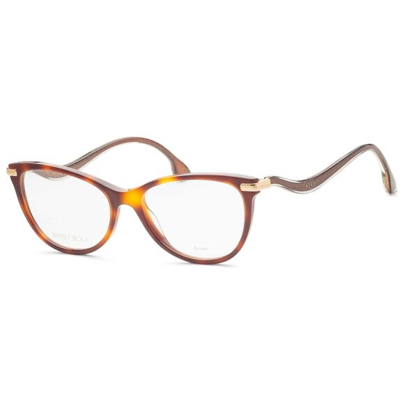NEW JIMMY CHOO EYEGLASSES HAVANA WOMEN EYEWEAR JIMMY CHOO JC258 086 00